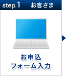 step.1 お客さま／お申込フォーム入力